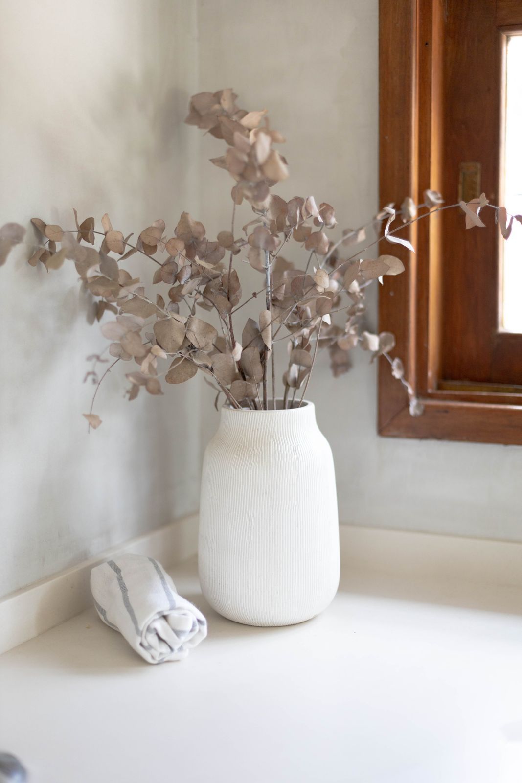 Dried Eucalyptus Vase